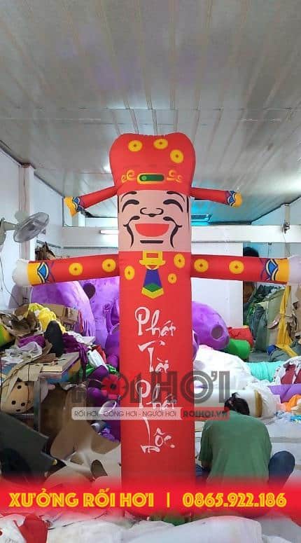 Rối hơi thần tài – 1 loại rối vừa tạo điểm nhấn cho doanh nghiệp vừa là biểu tượng mang lại tài lộc, bạn đã biết chưa??? 3 roi hoi than tai